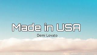 Made in USA - Demi Lovato Indonesian Lyric Video