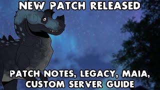 The Isle News Updates New Patch Live Patch Notes Legacy Maia Server Creation Guide