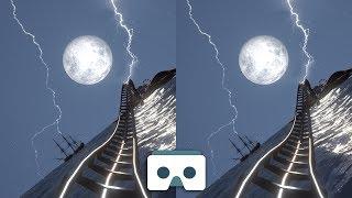 Scary VR Roller Coaster Virtual Reality 3D Video for Samsung Gear VR Box Oculus Rift & Cardboard