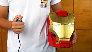 How to Make Cardboard Iron Man Mask  Hack Room