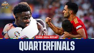 Euro 2024 Recap England vs Switzerland Netherlands vs Turkiye Spain vs France  Morning Footy