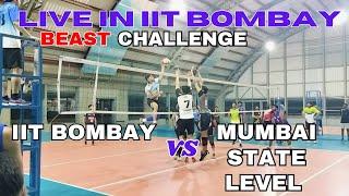 IIT Bombay vs Mumbai state Level Challenge Match #iitbombay #iit #jee #iitjee #volleyball #trending