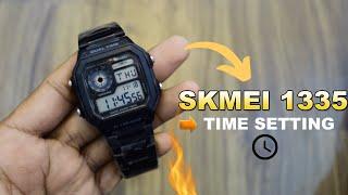 Skmei 1335 Black  Skmei Watch Instructions  Skmei 1335 Time Setting