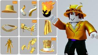 16 FREE GOLD ITEMS ROBLOX  2023