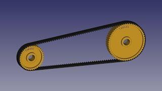 Modeling and Animation of Timing Belt and Pulley