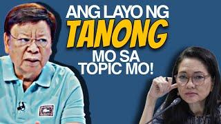 Ang RESOLUSYON mo yung POGO tapos TATANUNGIN mo ng “SINONG NANAY MO?”  RISA NILECTURAN