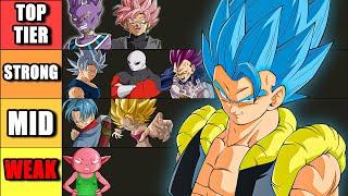 RANKING The STRONGEST Characters in Dragon Ball Super  Tier List