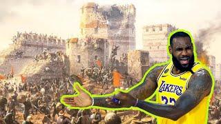 How did the fall of Constantinople affect LeBrons legacy?