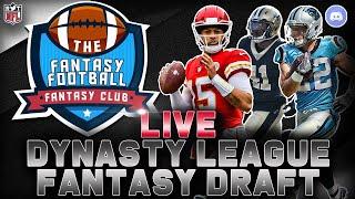 LIVE DYNASTY LEAGUE FANTASY DRAFT  #NFLRT