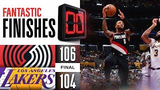 Final 214 WILD ENDING Trail Blazers vs Lakers 