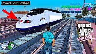 Secret Bullet Train Location in GTA Vice City  Hidden Place  GTAVC Train Super Fast