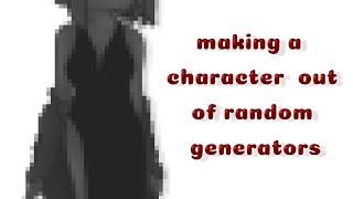 making a character out of random generators  gacha club trend  repost