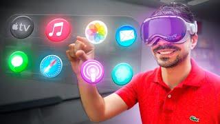 اول تجربة لنظارة ابل الخارقة  انصدمت من اللي شفته  - Apple Vision Pro