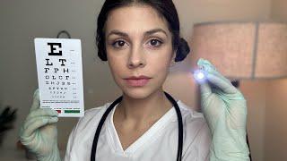 ASMR Real Hospital Nurse Exam BUT YOU CAN CLOSE YOUR EYES Soft Spoken Roleplay Personal Attention