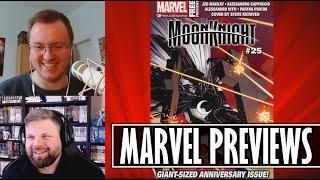 Der Marvel Previews Vorschau für Juli 2023 Neues von Moon Knight & Blade feat. Pfandy