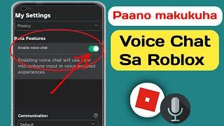 Paano Kumuha ng Voice Chat Sa Roblox -  Bagong Update 2024 