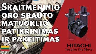 Skaitmeninio oro srauto matuoklio MAF patikrinimas ir pakeitimas Hitachi Astemo Aftermarket