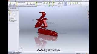 Ders22 Solidworks Resmi Çiz Komutu Solidworks Eğitim Seti