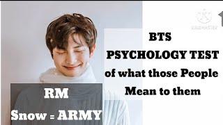 BTS Members Psychology Test