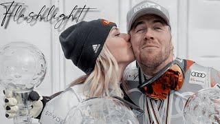 Mikaela Shiffrin and Aleksander Aamodt Kilde - Flashlight