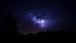 Heavy Thunderstorm Sounds  Relaxing Rain Thunder & Lightning Ambience for Sleep  HD Nature Video