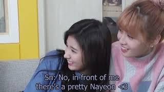 Sana flirting with Nayeon