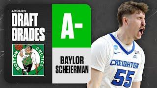 Baylor Scheierman Selected No. 30 Overall by Boston Celtics  2024 NBA Draft Grades  CBS Sports