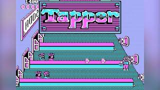 Tapper aka Root Beer Tapper - gameplay - by Bally Midway  Sega  Marvin Glass 1983 - PC  DOS