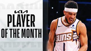 Devin Bookers January Highlights  Kia NBA Western Conference Player of the Month #KiaPOTM