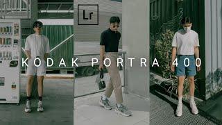 Kodak Portra 400 Preset Lightroom preset tutorial + free DNG