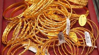 1 GRAM Light Weight New Design Gold Bronze Churi And Bangles Collection With Price@Crazy_Jena