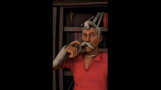 Do You Want The Moustache On or Off? Remastered #tf2 #sfm #shorts