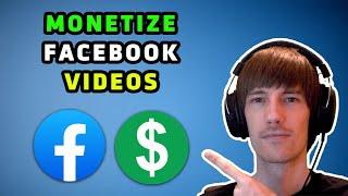 How to MONETIZE Facebook Videos In Stream Ads Monetization