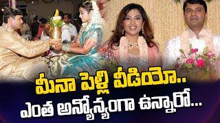 Actress Meena Vidyasagar Marriage Video  Meena  Vidyasagar  SumanTV