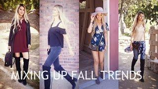 Mixing Fall Trends  Fashion Lookbook 2016
