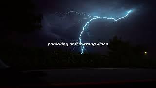 my chemical romance disenchanted but you hear it playing in the distance on a stormy night