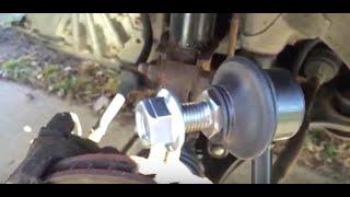 What a Broken Sway Bar link looks sounds like - Repair