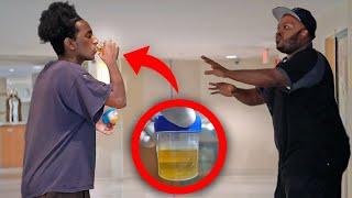 Stealing Pee Samples Prank