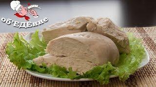 Boiled and tender boiled breast in 5 minutes 