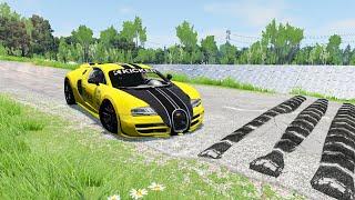 Cars vs Massive Speed Bumps part 2 – BeamNG.Drive