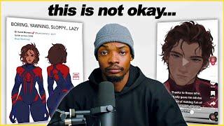 STOP ART SHAMING Across The Spiderverse Artist Attacked On Twitter Over Drawing...