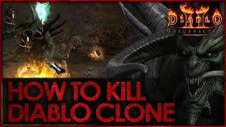 One EASY Tip to help kill Diablo Clone  Diablo 2 Resurrected