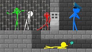 Stickman VS Minecraft Prison Escape - AVM Shorts Animation