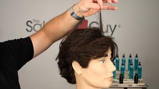 Middle Part Flow Hair Tutorial - TheSalonGuy