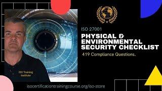 ISO 27001 Physical & Environmental Security Checklist  Physical Security Checklist  Admin Dept