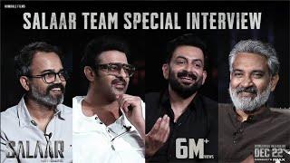 Salaar Team Special Interview with SS Rajamouli  Prabhas  Prithviraj  Prashanth Neel