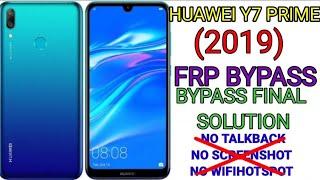 huawei y7 prime 2019 frp bypass 2020 new security HUAWEI Y7 PRIME 2019 GOOGLE ACCOUNT BYPASS
