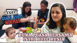 MASAKIN ISTRI BULE RUSIA UNTUK MENU BERBUKA PUASA  GULE AYAM DENGAN RESEP CINTA SUAMI JAWA