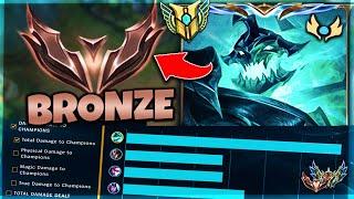 CHALLENGER Hecarim Visits BRONZE Elo HELL  Educational Season 14 Jungling