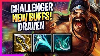 KOREAN CHALLENGER TRIES DRAVEN WITH NEW BUFFS - Korean Challenger Plays Draven ADC vs Kaisa